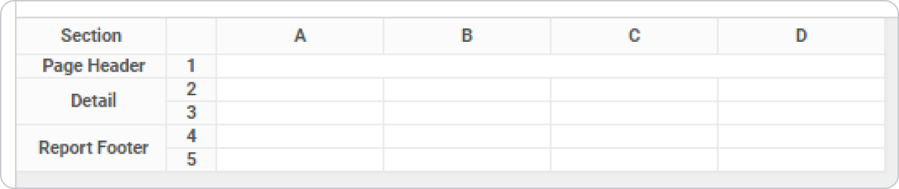 Before: The outdated report builder interface, circa 2006